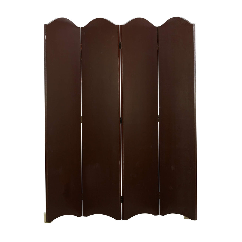 Aspire Dark Brown Four Panel Room Divider