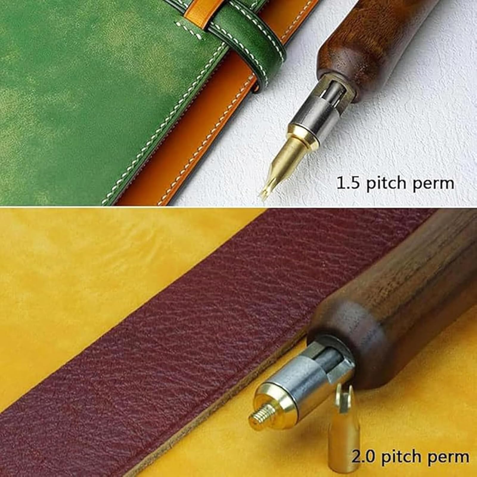 High Grade Processing/Digital Craft Tool/Electric Leather Edge Creaser/Skiving Machine with 14 Marking Buttons for Polishing and Art Hide Material Handcraft Job(One)