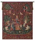 C Charlotte Home Furnishings Inc Smell Lady and the Unicorn Belgian Tapestry Wall Hanging | Viscose Cotton and Polyester Blend Wall Art | 82 in. x 60 in | Home Decor Accents