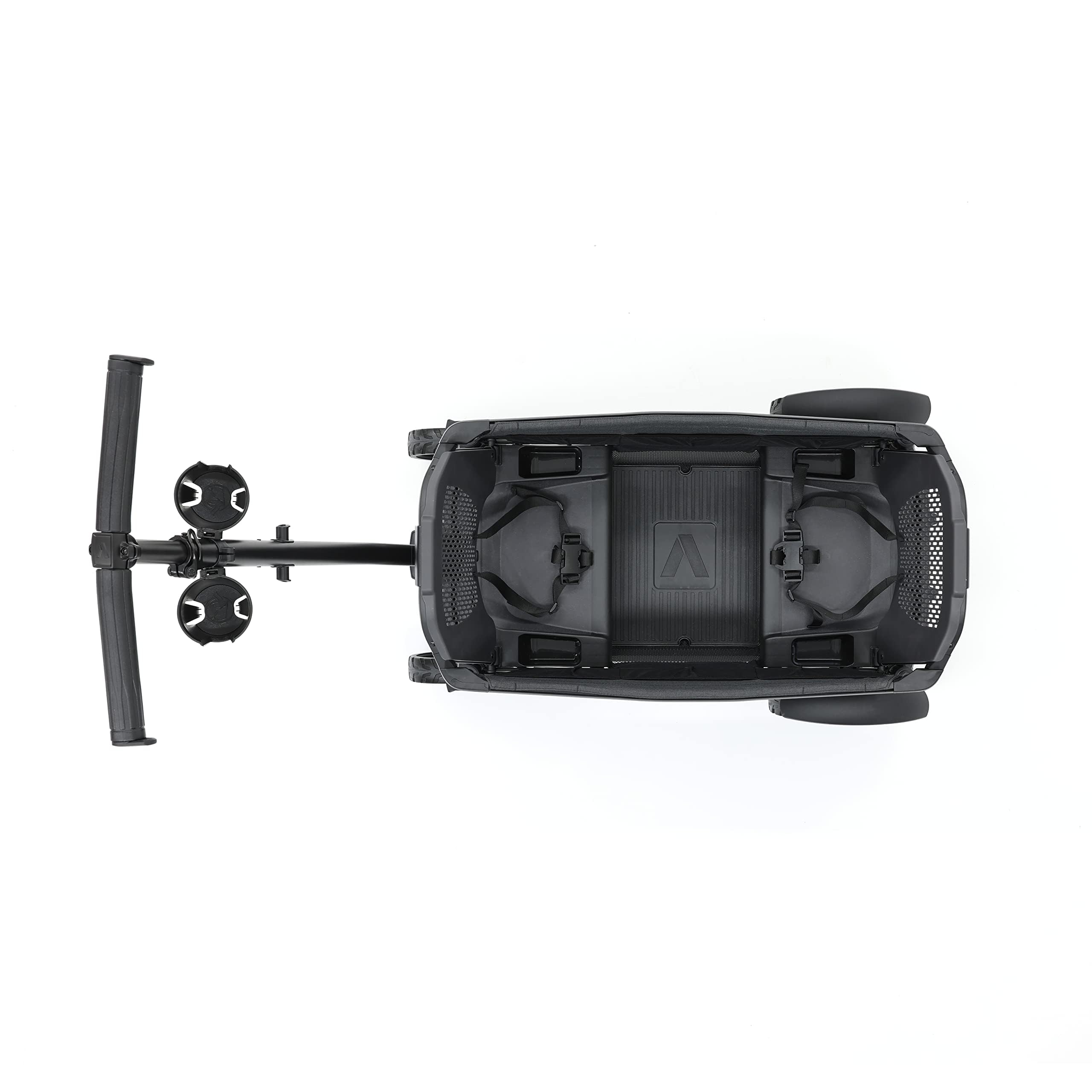 Veer All-Terrain Cruiser | Premium Off-Road Wagon Stroller for Babies, Toddlers, and Kids | Push/Pull/Push-Along Steering for Uneven Terrain | JPMA Certified | Lightweight and Collapsible | 2 Seats