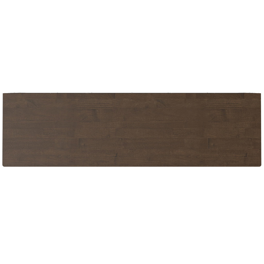 SIMPLIHOME Harper Buffet - 60 inch Wide Solid Wood 3-Door Sideboard Buffet in Walnut Brown, Mid-Century Modern Cabinet for Dining Room or Kitchen with Adjustable Shelves and Tapered Legs