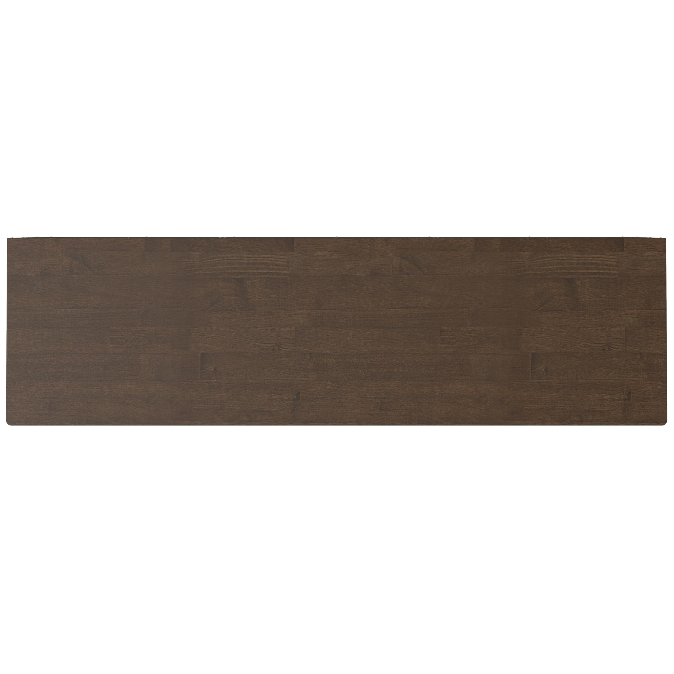 SIMPLIHOME Harper Buffet - 60 inch Wide Solid Wood 3-Door Sideboard Buffet in Walnut Brown, Mid-Century Modern Cabinet for Dining Room or Kitchen with Adjustable Shelves and Tapered Legs