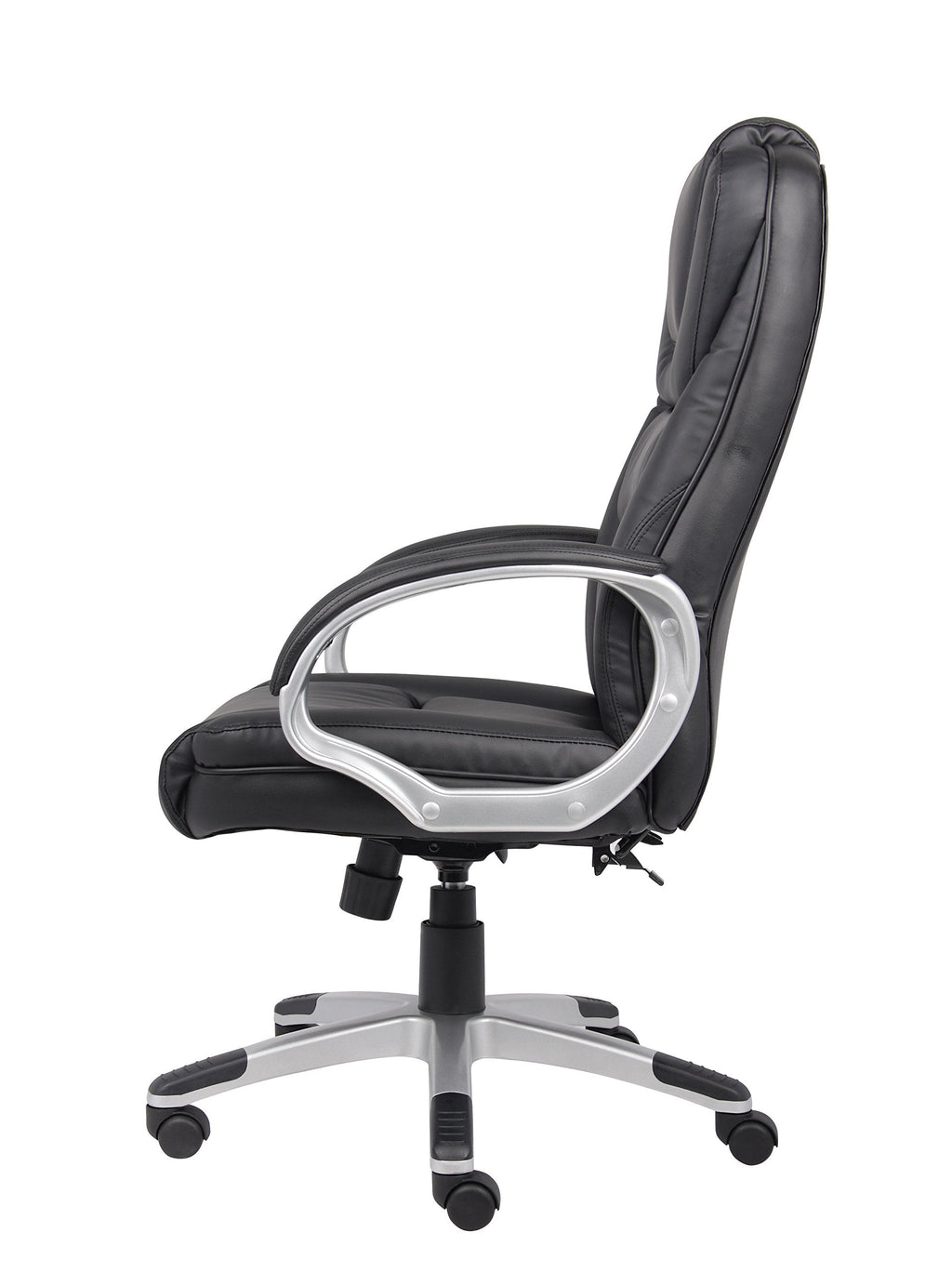 Boss Black No Tools Required Executive Leather Chair