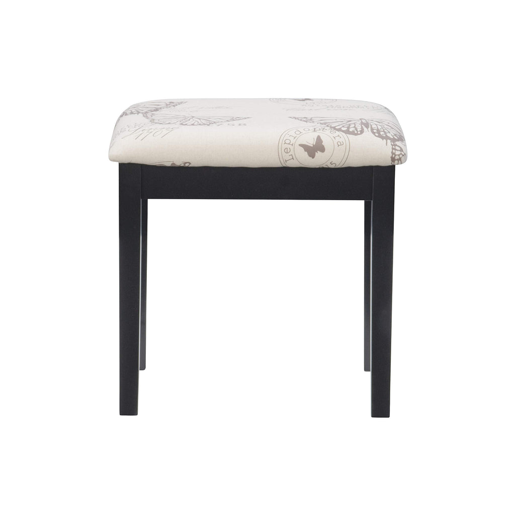 Linon Vanity Set, Black