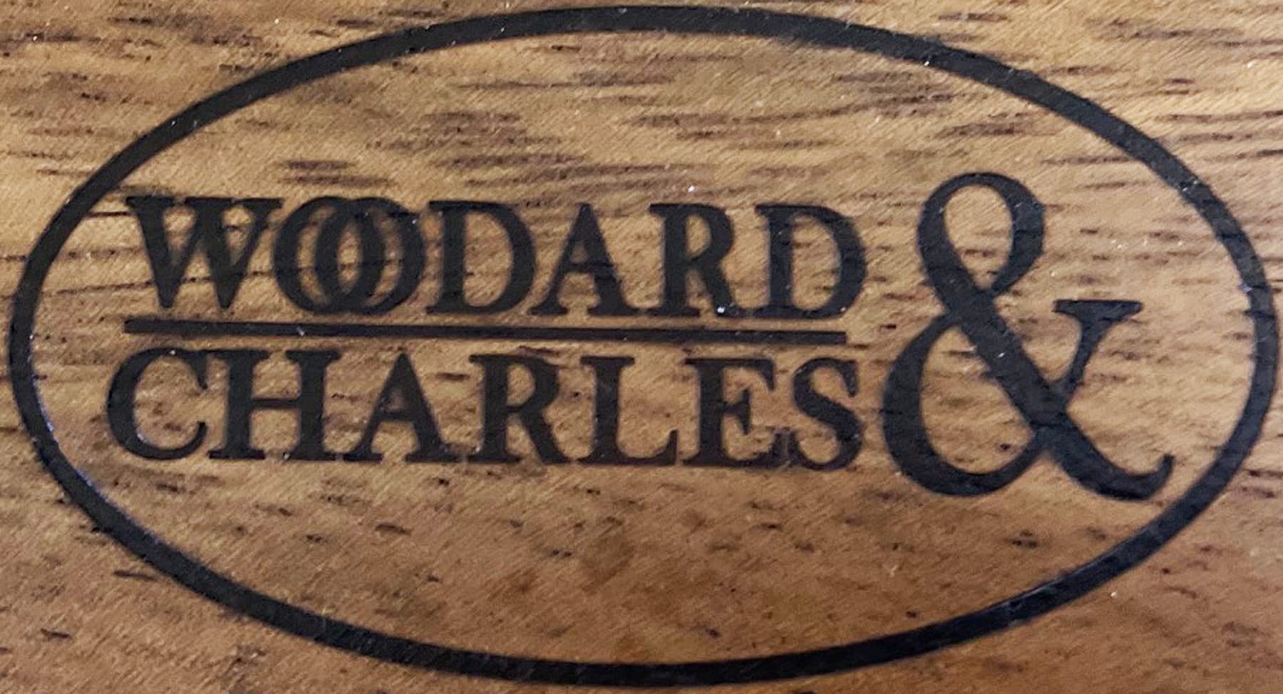 Woodard & Charles Acaica Wood 12" x 5" Serving Bowl Set with Serving Hands, 3 Piece Set ★★PACK OF 4★★
