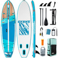 Mountocean 10'6" Inflatable Stand Up Paddle Board - 450lbs Max Capacity Ultra-Stable SUP for Adults & Youth - Non-Slip EVA Deck, All-Around ISUP with Complete Accessories