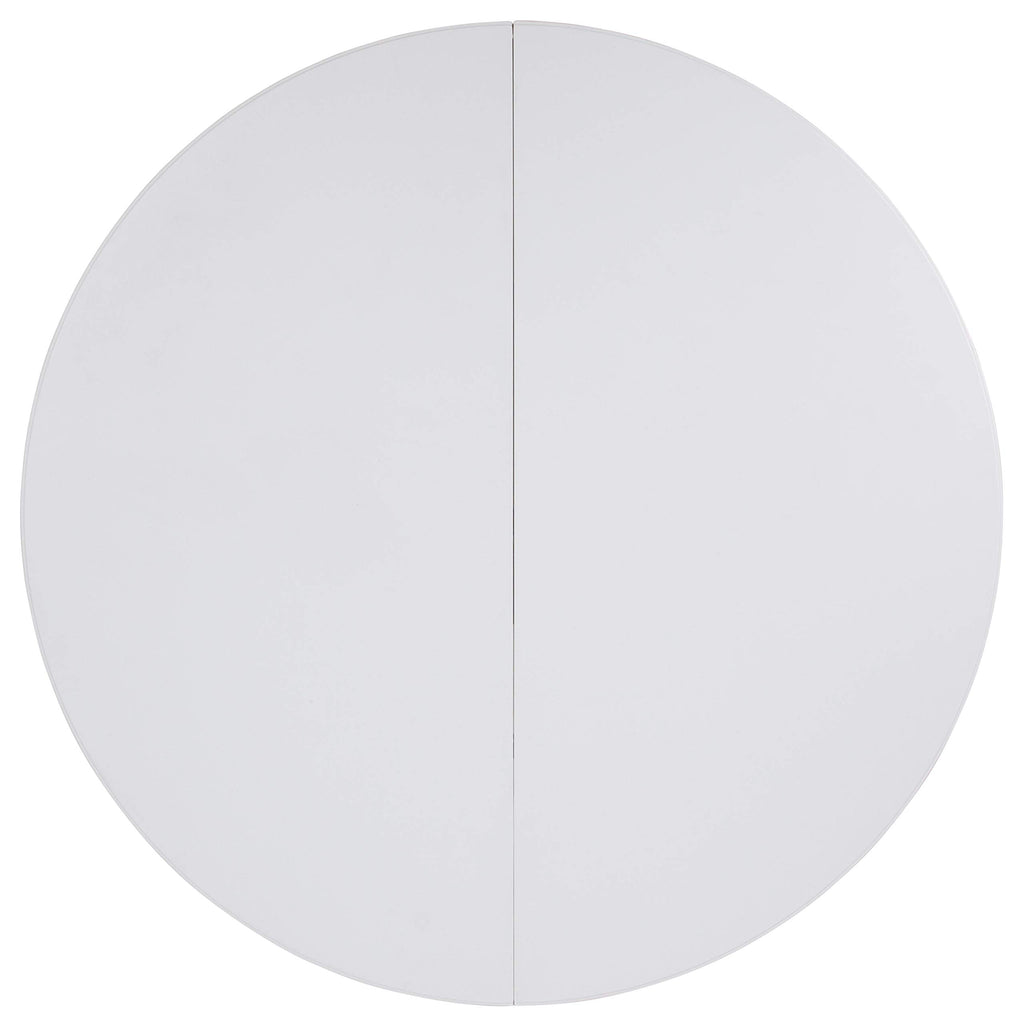 Flash Furniture Stonewall 6' Round Plastic Folding Event Table with Carrying Handle, Bi-Fold Banquet Table for Indoor/Outdoor Events, White