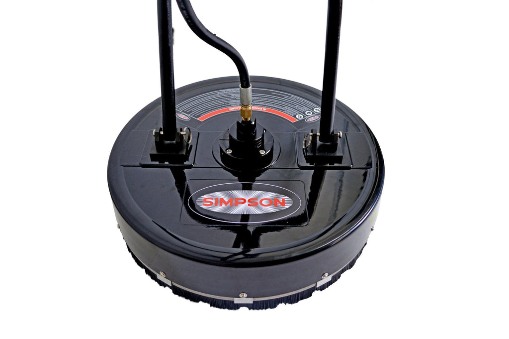 Simpson Cleaning 80182 Universal 20" Industrial Pressure Washer Surface Cleaner for Hot and Cold Water Machines, 3/8" Quick Connection, Recommended min 3450 PSI up to max of 4500 PSI, Black