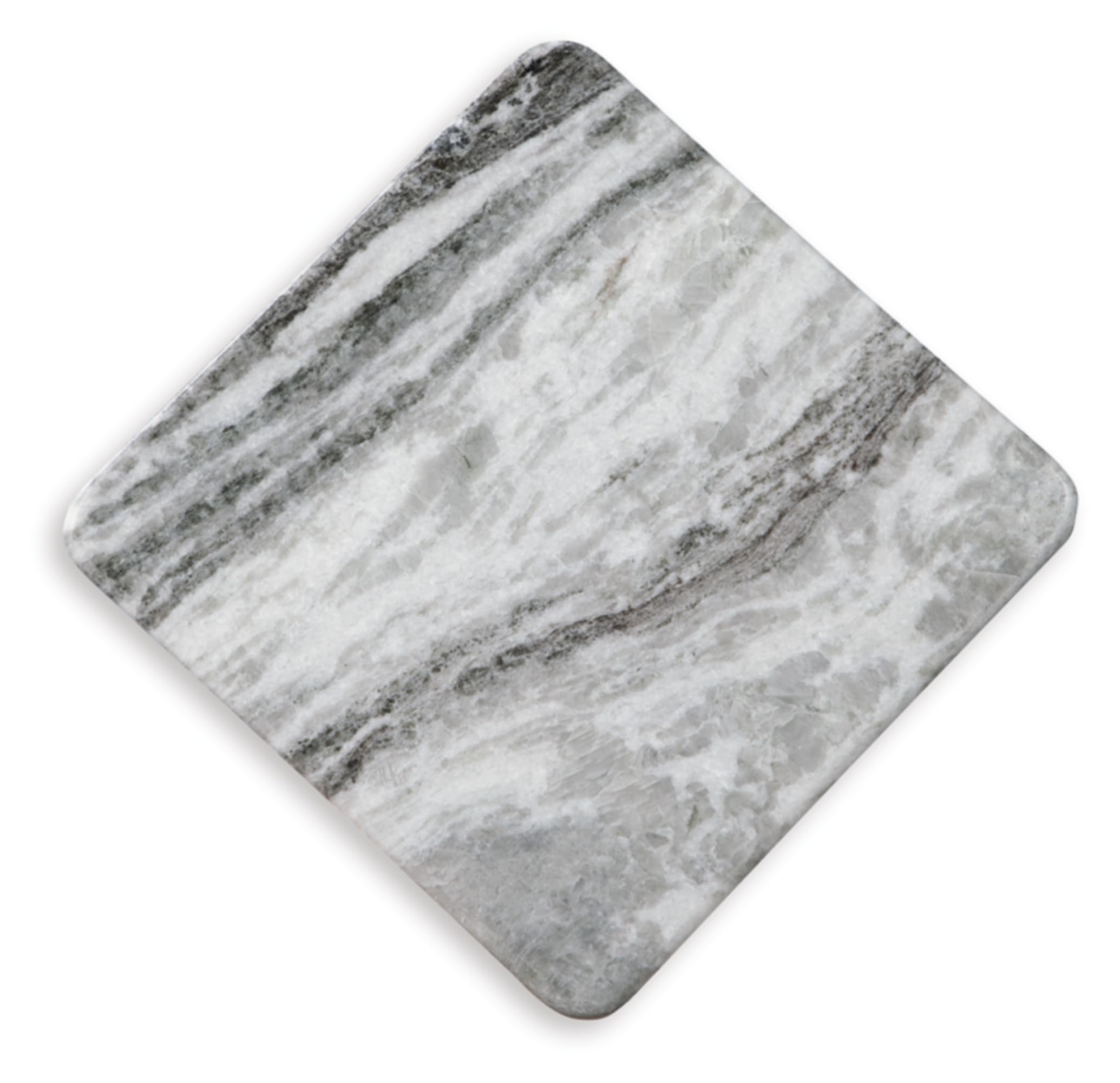 Signature Design by Ashley Keithwell Contemporary Marble Top Accent Table, Gray