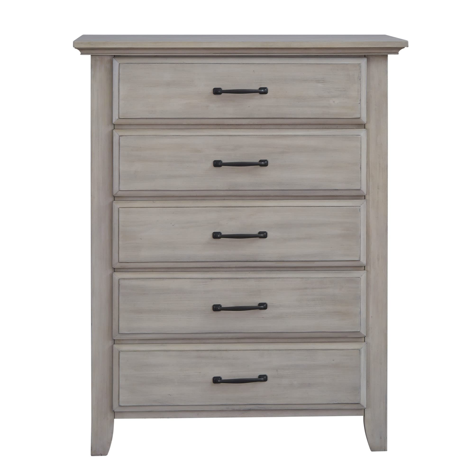 Soho Baby Chandler Premium 5-Drawer Dresser Chest, Stone Wash