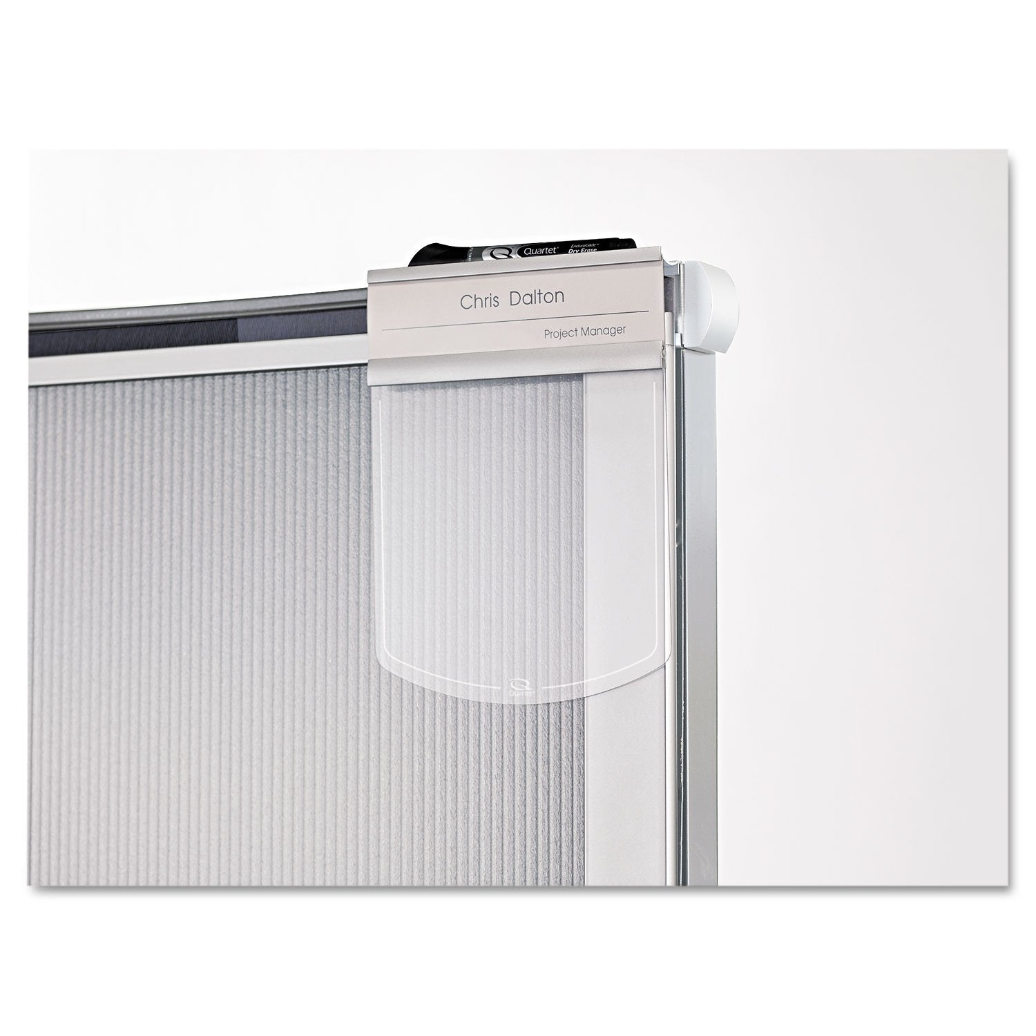 Quartet Privacy Screen, 64" x 38" Translucent Portable Wall Divider, Adjustable Height, Sturdy Aluminum Frame on Wheels, Includes Attachable White Board (WPS2000)