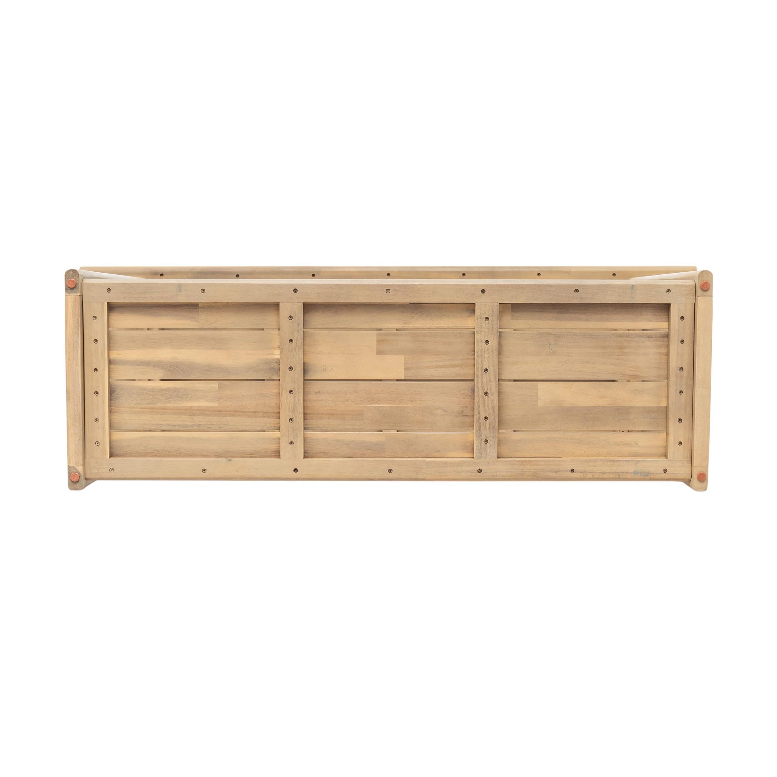 Christopher Knight Home Joei Indoor/Outdoor 2-Tier Console Table, Narrow Console Table for Entryway, Farmhouse Solid Wood Buffet Table with Bottom Shelf, Light Teak