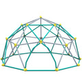 Virubi 12 FT Climbing Dome for Kids 3 +, Geometric Dome Climber Play Center - Supports 1000LBS Outdoor Playset, Easy Assembly and Move