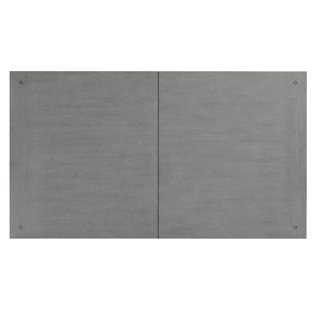 HOMES: Inside + Out Clairemont Farmhouse Rectangle Lift-Top Solid Wood 46 in. Coffee Table with 2-Drawer and 1-Shelf for Living Room, Bedroom, Reception Room, Gray