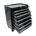Aoile Tool Chest with 7-Drawer Tool Box Organizers and Storage,Rolling Multifunctional Tool Cart on Wheels,Tool Storage Organizer Cabinets with Key Locking for Garage, Warehouse, Repair Shop. (Black)