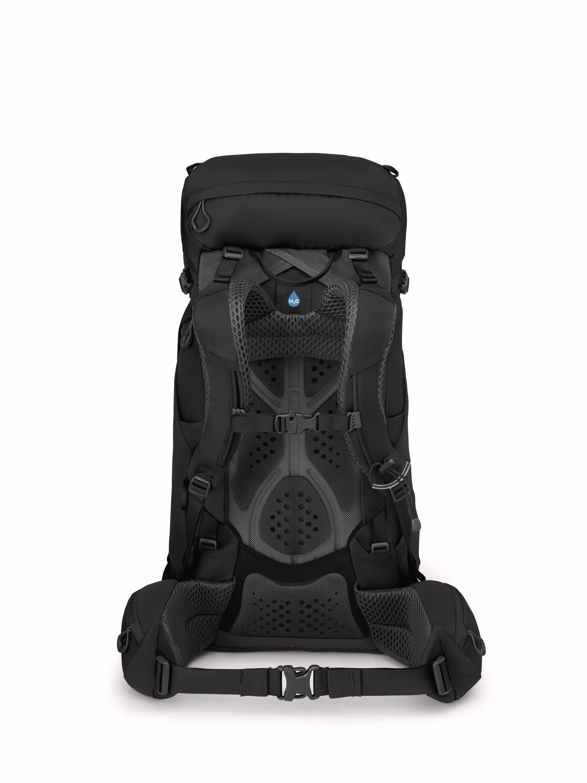 Osprey Kestrel 38L Men's Backpacking Backpack, Black, S/M