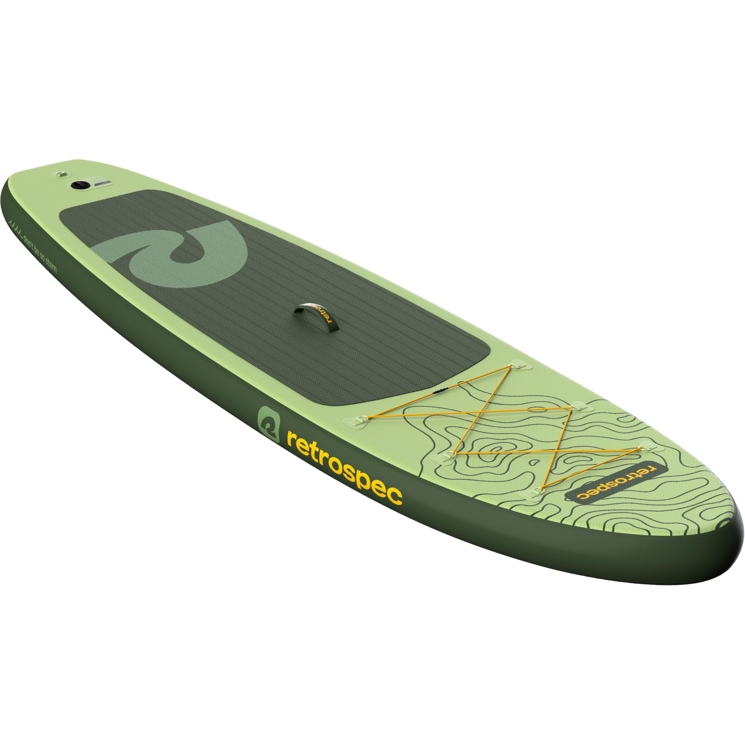 Retrospec Weekender Inflatable Stand Up Paddle Board Includes Paddle, Pump, Travel Bag and Accessories 10’6” Lightweight Inflatable SUP, Puncture Resistant Inflatable Paddle Board for Adults