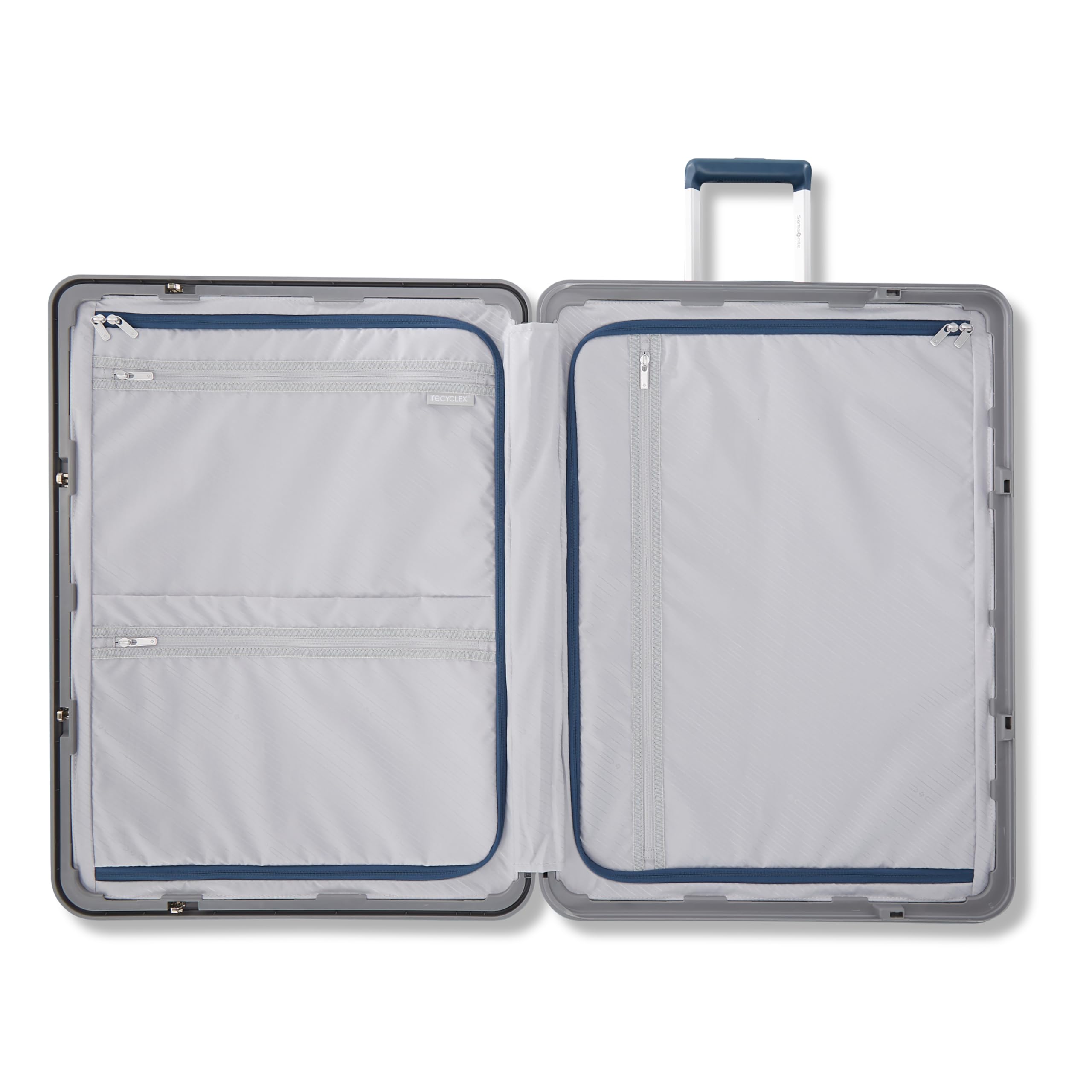 Framelock Max 29" Large Checked Hardshell Zipperless Luggage - Highly Secure Integrated Eazylock™ Mechanism - RightHeight™ Adjustable Handle - 360° Spinner Wheels - Airline Approved - Emerald Teal