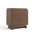 Storkcraft Santorini 3 Drawer Chest with Changing Topper (Hazelnut) – GREENGUARD Gold Certified, Award-Winning Premium Wood Dresser for Baby & Kids Bedroom with Interlocking Drawer System