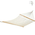 Original Pawleys Island 13OC Original Deluxe Cotton Rope Hammock with Free Extension Chains & Tree Hooks, Handcrafted in The USA, Accommodates 2 People, 450 LB Weight Capacity, 13 ft. x 55 in.