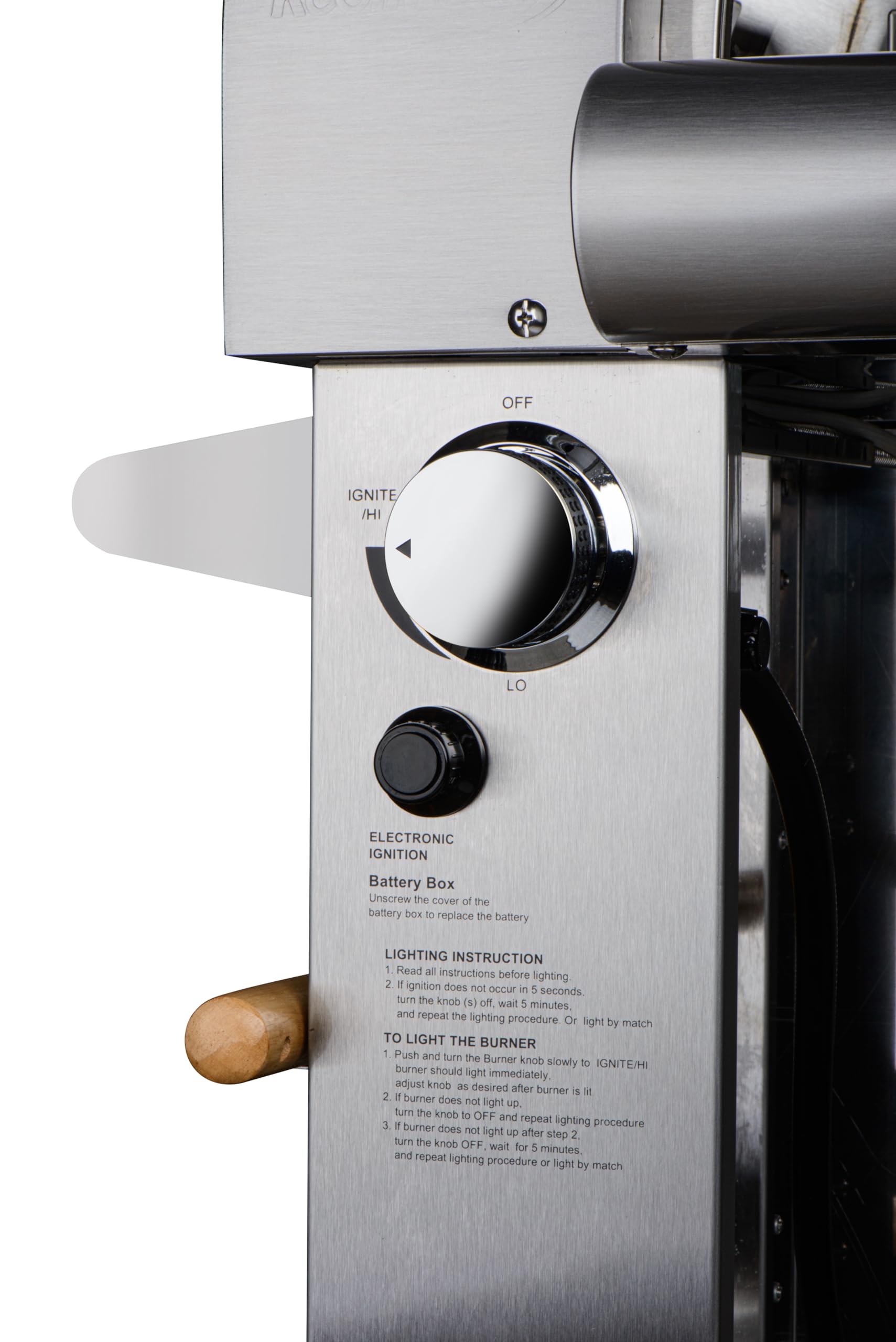KoolMore 32 in. Outdoor Propane Gas and Wood fired Pizza Oven in Stainless-Steel