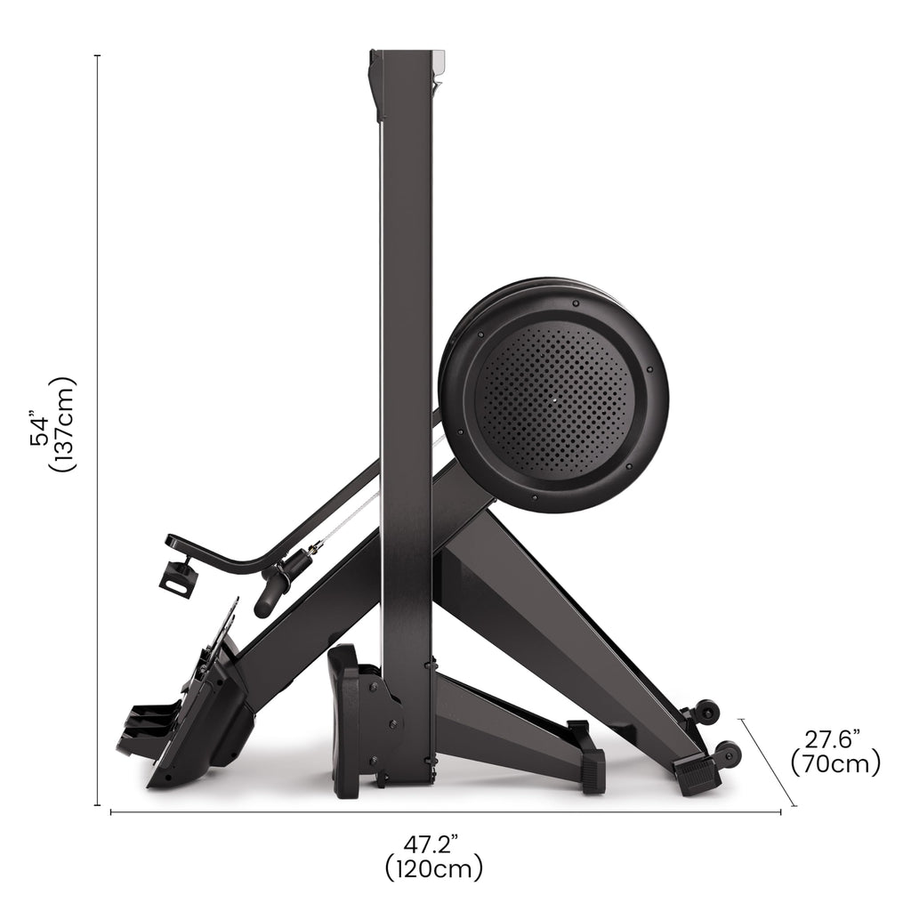 YOSUDA Air Magnetic Rowing Machine for Home, Dual Air & Magnetic Resistance with 8-Level, Smart APP, Rotatable Device Holder, Ergonomic Seat, and Easy Storage