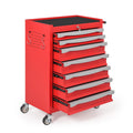 7-Drawer Tool Chest, Rolling Tool Cart, Large Capacity Tool Storage Cabinet with Keyed Locking and Drawer Liners, Link Buckle, and Can Be Combined to Large Cabinet Set, for Garage, Workshop, Warehouse