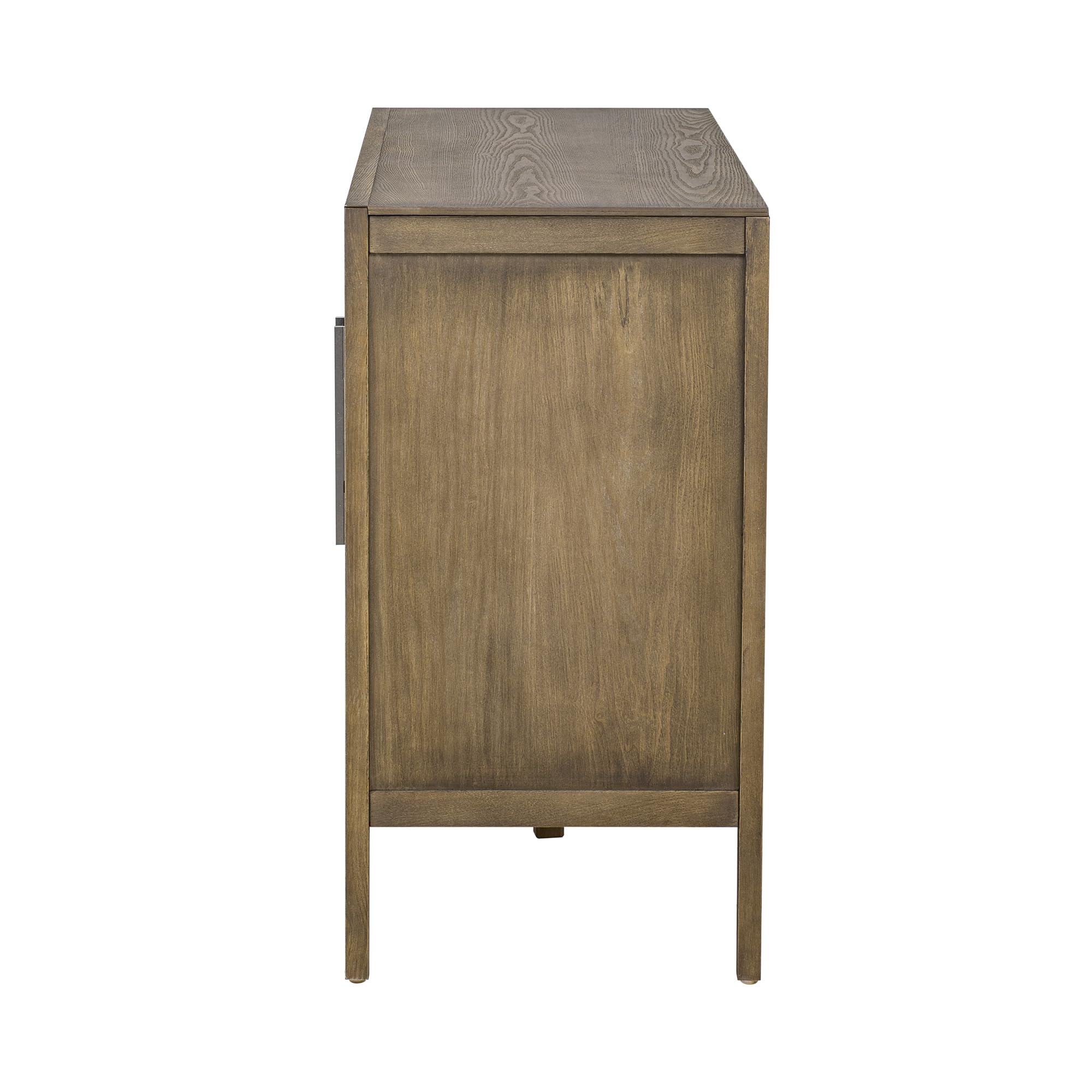 Merax Modern Rustic Wood Buffet Sideboard with Storage Shelf, 2 Doors Coffee Bar Cabinet TV Stand for Bedroom Living Room Dinning Room Kitchen Espresso
