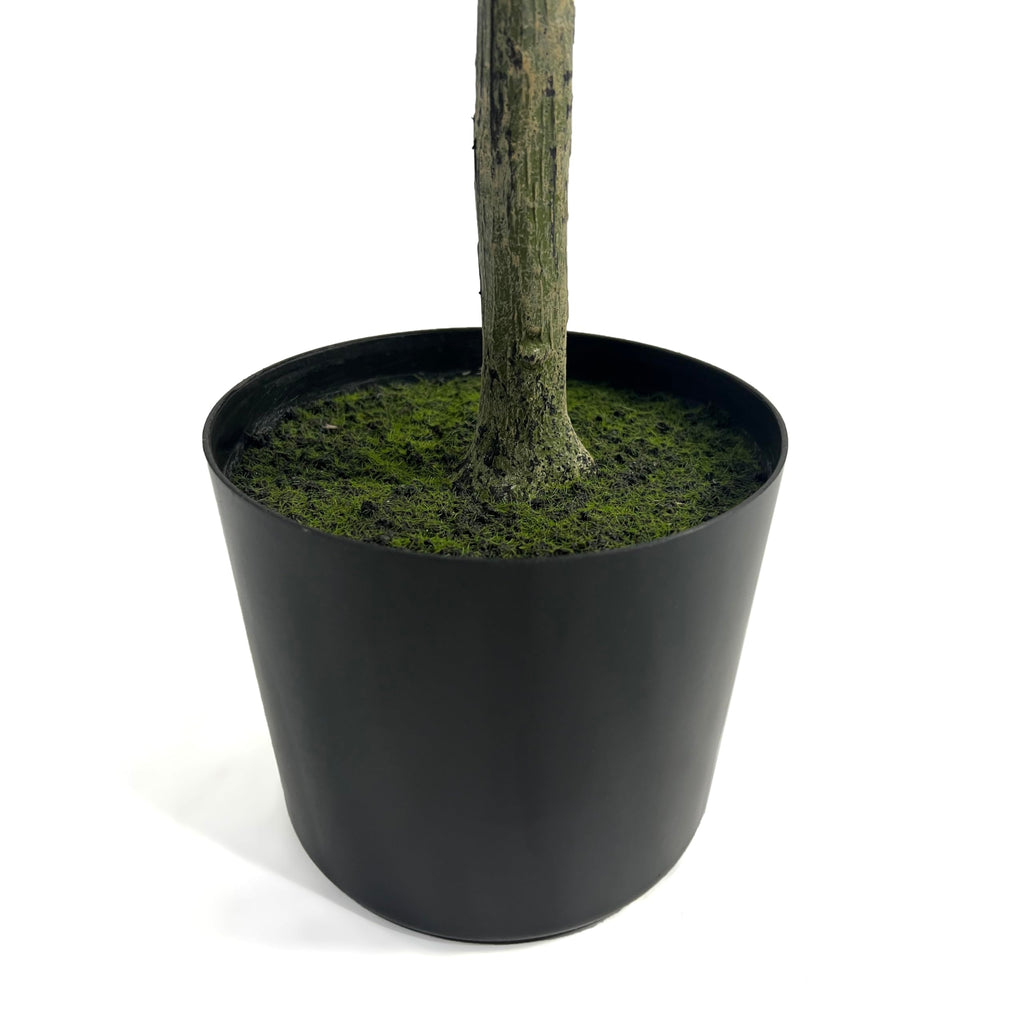 Artificial Olive Tree, Faux Potted Plant with Realistic Leaves and Olives, 59 Inch Tall, Indoor Decor