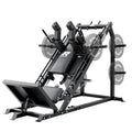 RitFit Gazelle Pro 3 in 1 Leg Press and Hack Squat Machine - High-Tensile Steel Leg Press Machine, 2000lbs Capacity, Adjustable Angles with Weight Storage (Black)
