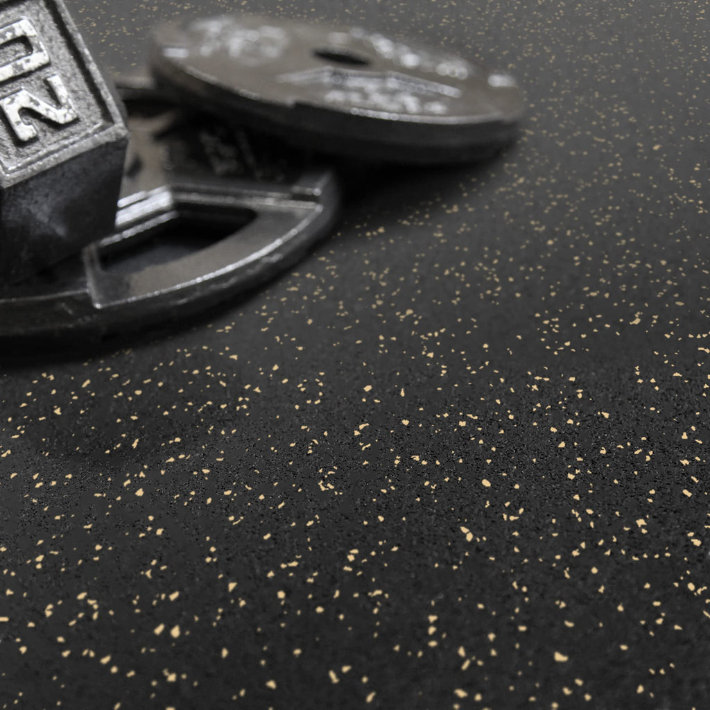 Flooring Inc 1/4" Tough Rubber Flooring Roll | Flexible Recycled Rubber Gym Floor Mats for Home Gym | Heavy Duty Rubber Mat for Home Gyms, Sheds, Horse Stall Mat or Trailer | 5-4’x10’ | Eggshell
