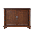 YWUFUART 40" Solid Wood Buffet Storage Cabinet,Vintage Console Table with Adjustable Shelf,Retro Sofa Table with Solid Pine Wood Legs for Living Room,Entryway,Light Espresso
