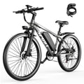 GWEIT Electric Bike for Adults with 1500W Peak Motor, 25MPH 65Miles Electric Mountain Bike with 48V 10AH Removable Battery, 26" Commuting Ebike with 7 Speeds Front Suspension