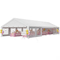 YITAHOME 20x50FT Party Tent Heavy Duty Wedding Tent Event Shelters Outdoor Canopy Upgraded Steel Carport with Removable Sidewall Windows for Commercial and Parties