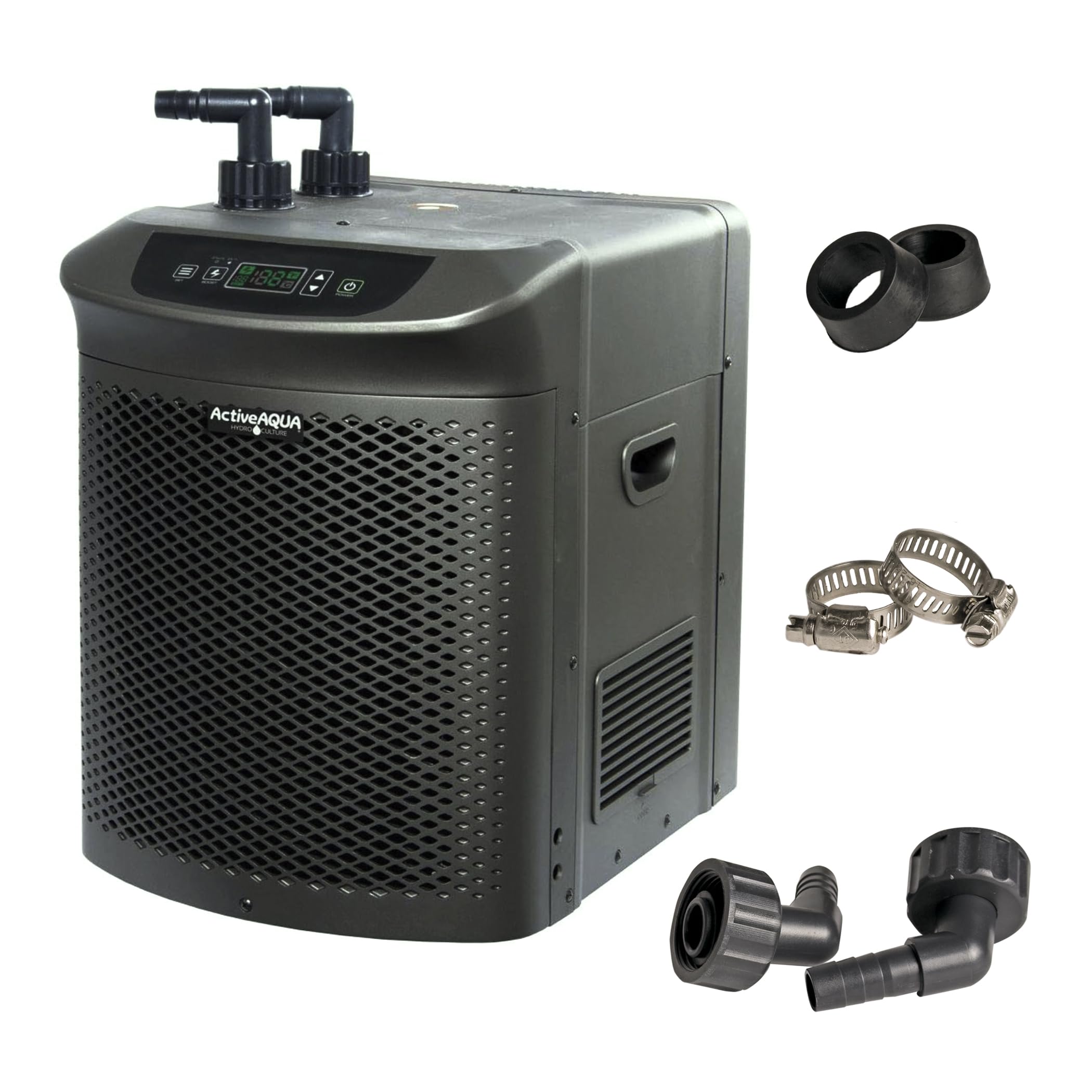 Active Aqua 0.5 HP Water Chiller with Boost | Cold Plunge & Ice Bath Cooler | Rapid Digital Temp Control | Fresh & Salt Water, Hydroponics, Aquariums | 90–172 Gal (0.5 HP)
