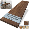 Howizz Walnut Butcher Block Countertop 60 x 30 x 1.5 Inches - Solid Wood Table Top for Desk Top, Dining Table, Workbench Top