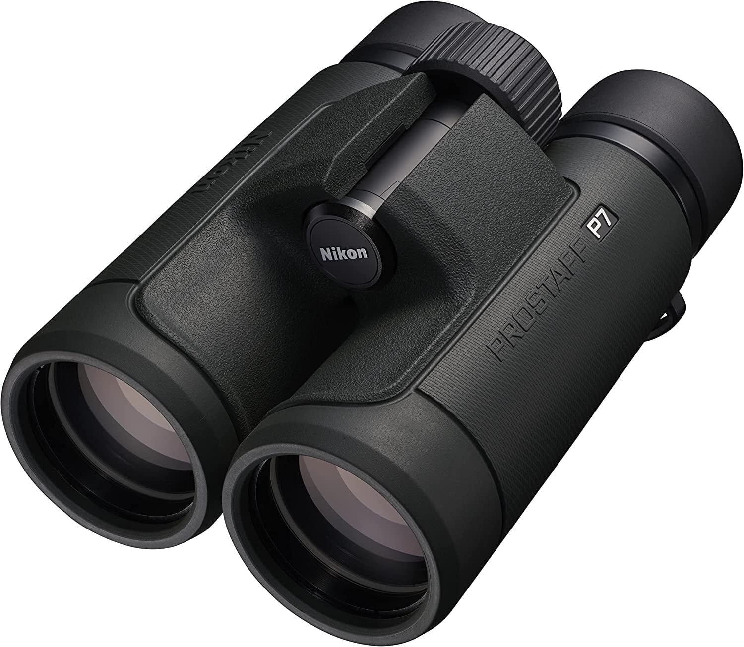 PROSTAFF P7 10x30 (16771) Black Binoculars Bundle with Lens Pen and Cleaning Cloth, Compact Binoculars for Adults for Hunting, Bird Watching, and Hiking Essentials, Zoom