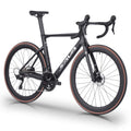 SAVADECK Carbon Fiber Road Bike, Hydraulic Oil Disc Bike with Carbon Fiber Frame and Wheelset, Lightweight Full Carbon Racing Bicycle with Shimano R7120 24S Shift Set for Adults(Black,47cm)