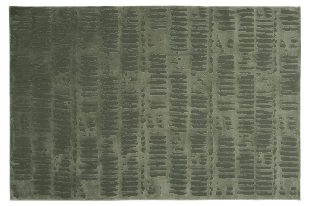 Revival Rugs Shell 5'x8' Area Rugs for Living Room Bedroom Dining Room - Washable, 100% Recycled, Oeko-TEX Certified, Modern, Medium Pile, Green
