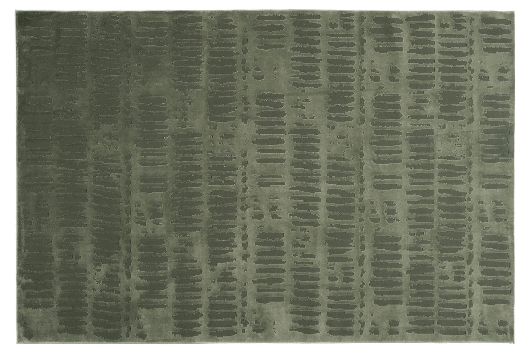 Revival Rugs Shell 5'x8' Area Rugs for Living Room Bedroom Dining Room - Washable, 100% Recycled, Oeko-TEX Certified, Modern, Medium Pile, Green