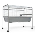 Jumbo Small Animal Home with Stand Gray