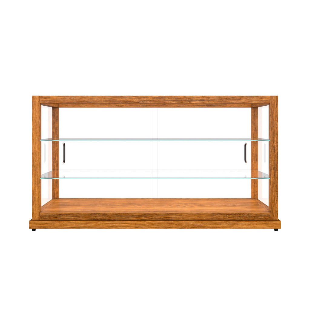 KoolMore 44 in. Horizontal Light Wood Countertop Dry Bakery Display Case, Large Bread, Pastry and Dessert Display with Tempered Glass