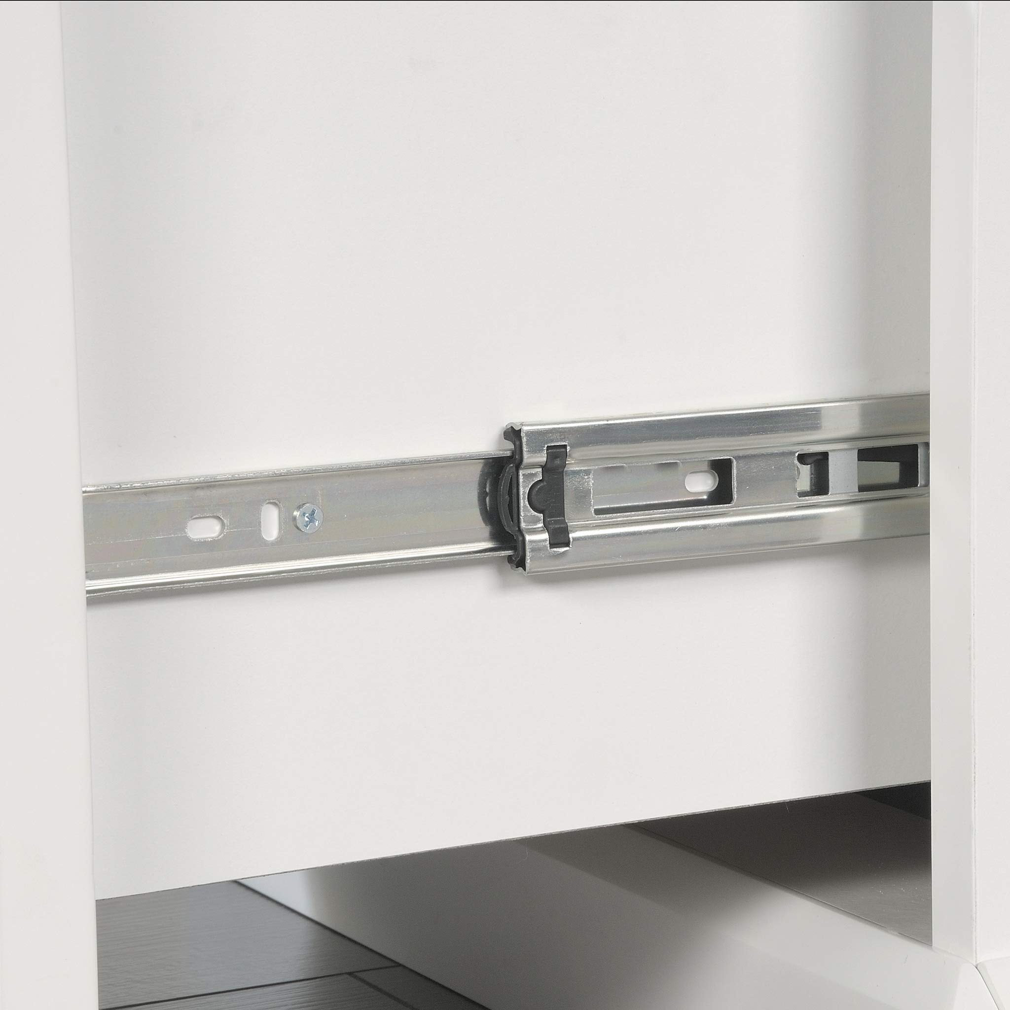 Sauder Craft Pro Series Craft Table/ Pantry cabinets, in White finish
