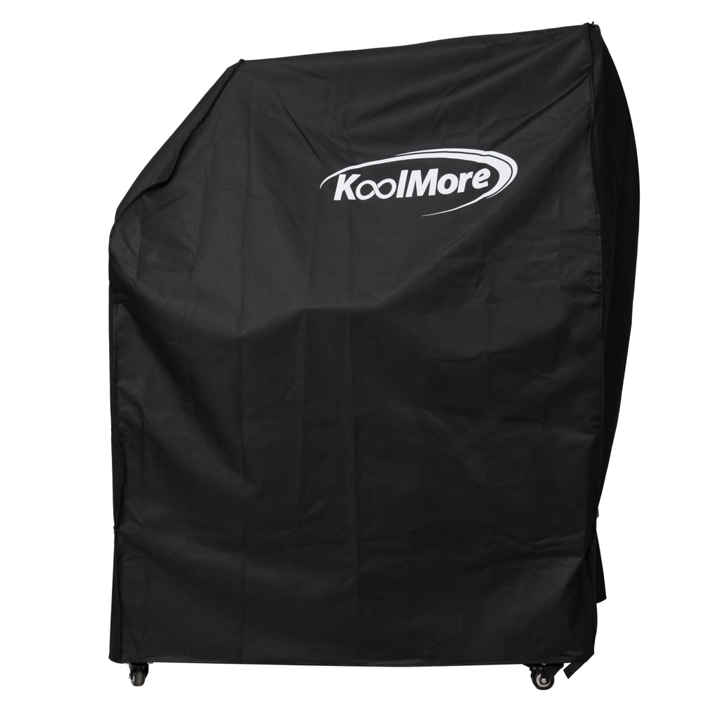 KoolMore 54 in. Charcoal BBQ Grill, Santa Maria Argentine Outdoor Grill with Interchangeable V Grates, Large Barbecue Grill for Outdoor Cooking, Black