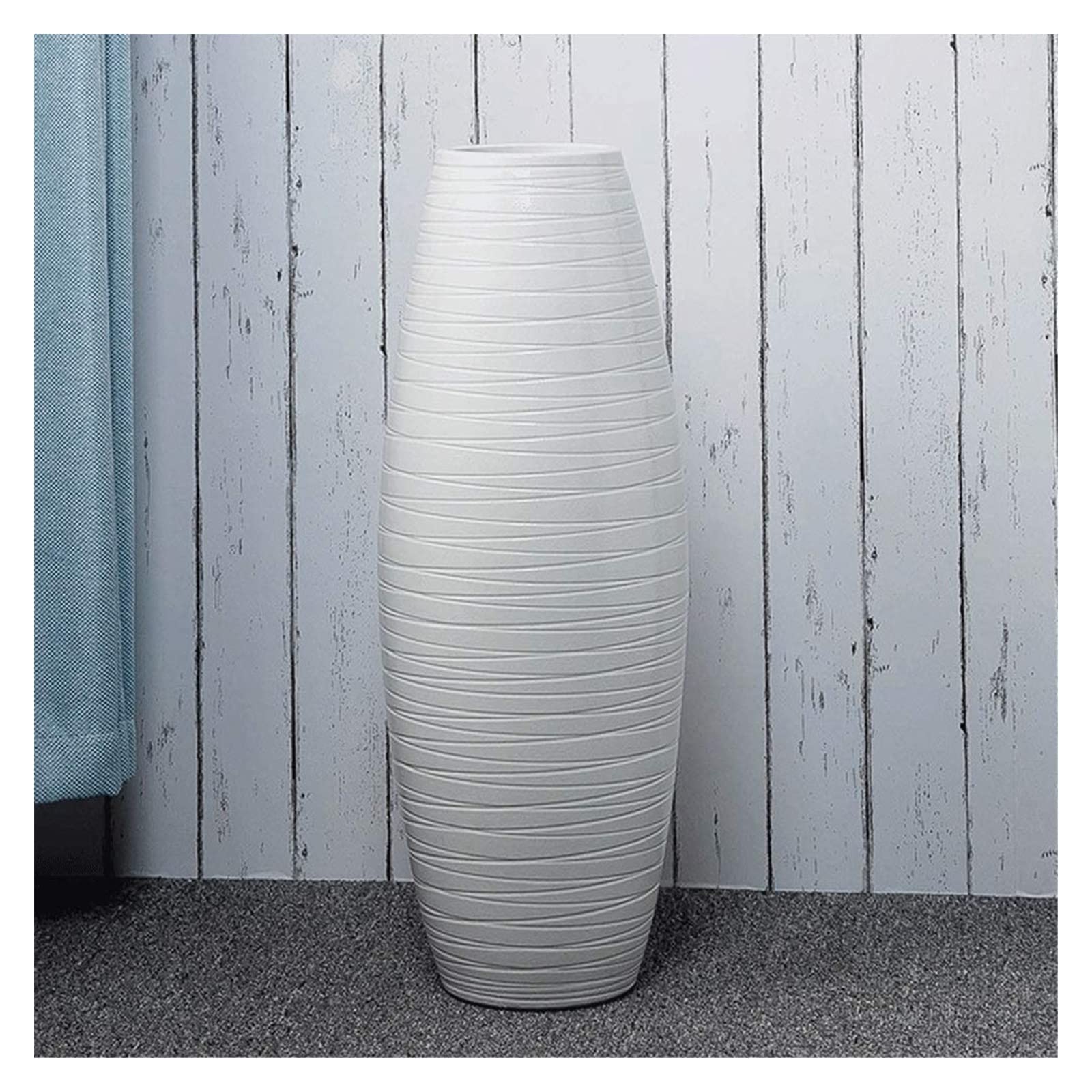 Sculpture Vase Vase Floor Ceramic Handcrafted Gifts Decoration Porch Living Room Flower Arrangement 60cm13cm13cm Crafts
