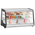 Garvee 8.1 Cu.Ft Commercial Countertop Refrigerator Display Case, Anti-Fog Pastry Dessert Fridge with Double-Layer Tempered Glass, 2 Adjustable Shelves & Digital Temp Control for Bakery, Cafe