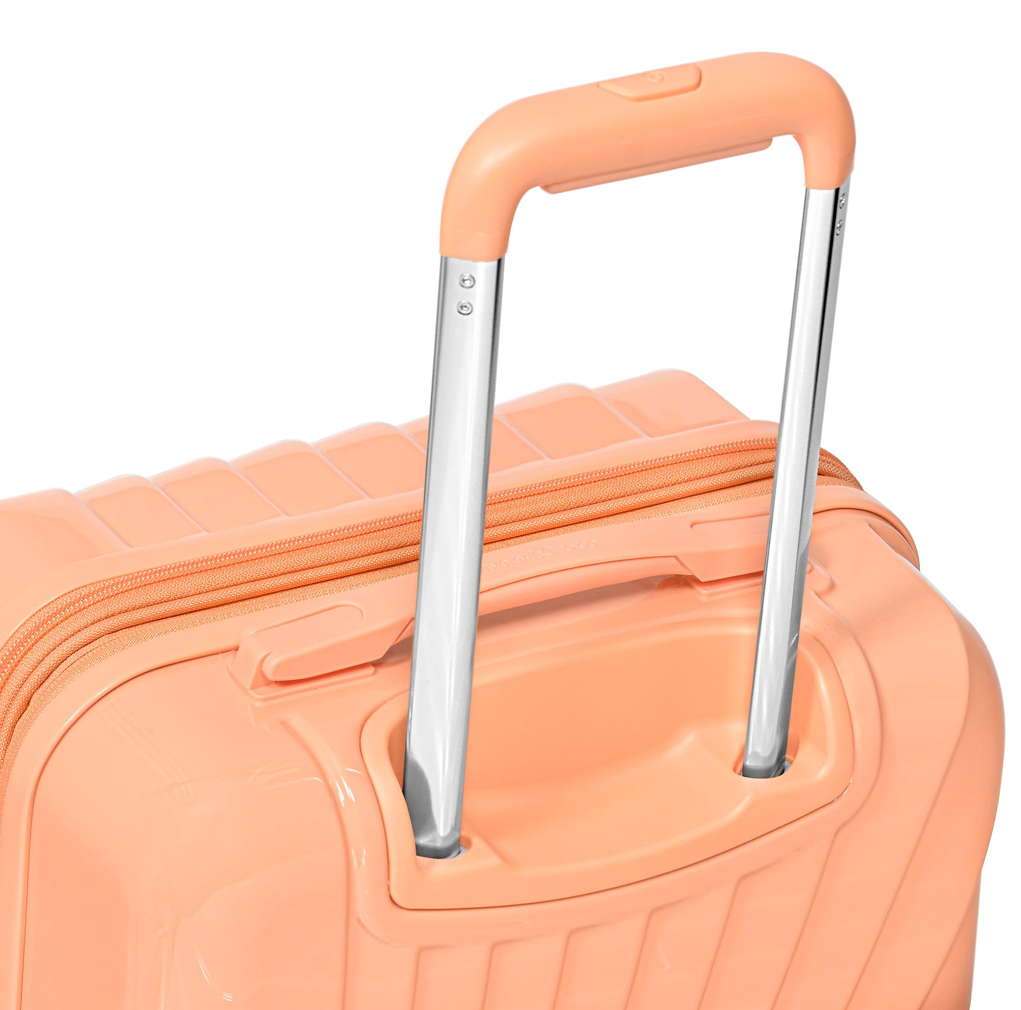 Traveler's Choice Phenom Hardside Spinner Luggage Set, TSA Lock, Tangerine, 3-Piece Set (21/25/29)