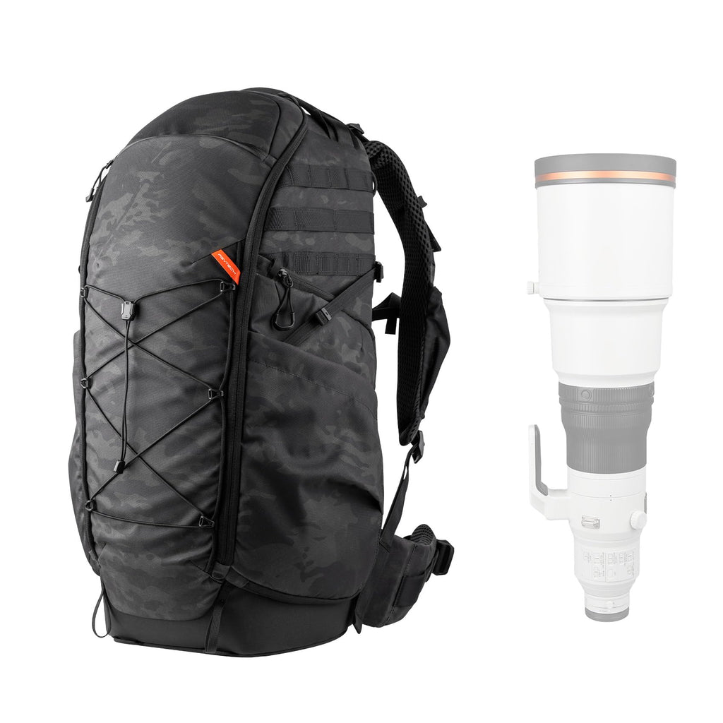 PGYTECH OnePro Super Telephoto Lens Backpack for DSLR and Sony, Nikon, 600/800mm Lens, Professional Photography ST Backpack Canon DSLR with up to 1200 mm, Camera Bag Travel Camera Carrying Case