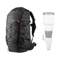 PGYTECH OnePro Super Telephoto Lens Backpack for DSLR and Sony, Nikon, 600/800mm Lens, Professional Photography ST Backpack Canon DSLR with up to 1200 mm, Camera Bag Travel Camera Carrying Case