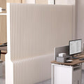 Paper Room Divider，Folding Privacy Screen, Portable Paper Room Partition, Accordion wall Divider for Dorm Office Studio Exhibition Salon (6.6'W x 5.3'H)